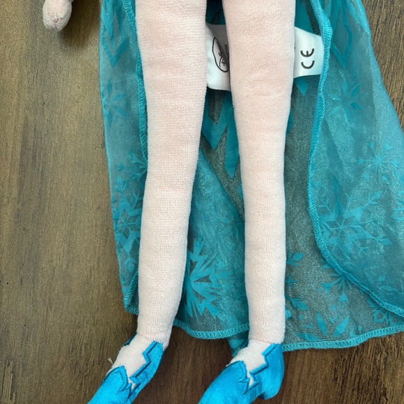 DISNEY Store Frozen Princess Queen ELSA Plush DOLL Blue Dress Stuffed Toy 16" - Picture 7 of 9